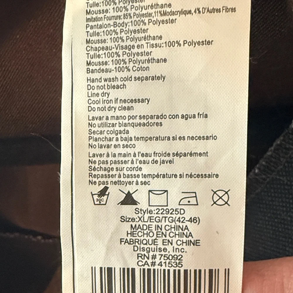 Pirates of the Caribbean Jack Sparrow XL - Picture 6 of 12